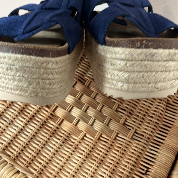 Free People x Intentionally Marine Dream Flatform Sandals Size 7.5 NEW - Picture 12 of 14